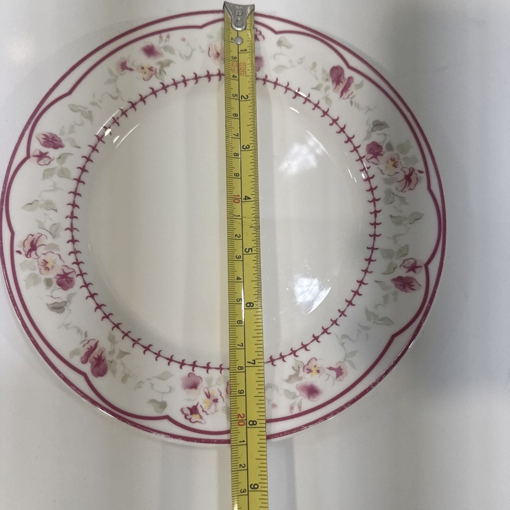 Waverly Garden Room Plate Vintage Rose Columbia 8.25in